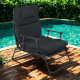 Linder Exclusiv składany leżak 2w1 czarny/czarny