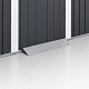 Aga Domek ogrodowy 238x132x180 cm Ciemnoszary