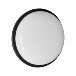 Plafon LED czarny TOR-202C - IP65 - 20W - biały neutralny