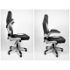 Fotel gamingowy Aga Racing Black - White