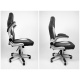 Fotel gamingowy Aga Racing Black - Grey