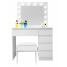 TOALETKA kosmetyczna LUSTRO 12 LED TABORET