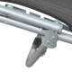 Leżak Aga MR4255-Grey metal szary