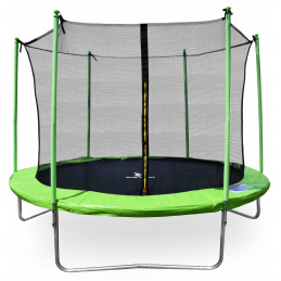 Aga SPORT FIT Trampolina 250 cm Jasnozielona + wewnętrzna siatka ochronna