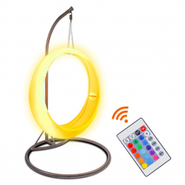 Aga FOTEL WISZĄCY OGRODOWY LED RGB DS541