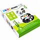 Aga4Kids TABLICA MANIPULACYJNA Montessori Drewniana PANDA