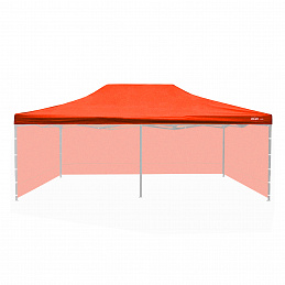 Aga Ścianka boczna do stoiska handlowego 3x6m Pomarańczowa