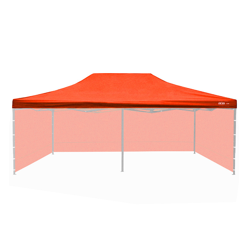 Aga Ścianka boczna do stoiska handlowego 3x6m Pomarańczowa
