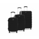 Aga Travel ZESTAW WALIZEK 3w1 KOMPLET WALIZKA PODRÓŻNA BAGAŻ MR4650 Czarny