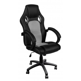Fotel gamingowy Aga MR2070GREY ekoskóra