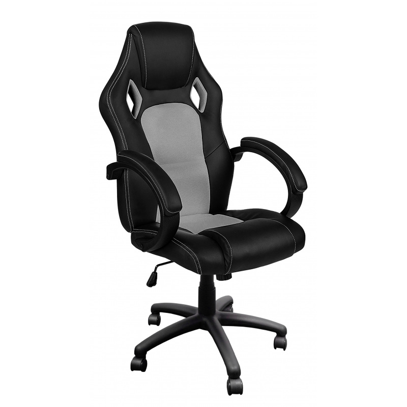 Fotel gamingowy Aga MR2070GREY ekoskóra
