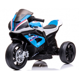 Motorek BMW HP4 niebieski, motorek na akumulator litowo-jonowy