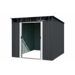 Aga Domek ogrodowy 238x202x194 cm Ciemnoszary