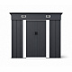 Aga Domek ogrodowy 222x174x125 cm Ciemnoszary