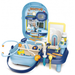 Zestaw lekarza z akcesoriami w walizce 34el. + stolik