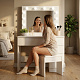 TOALETKA kosmetyczna LUSTRO 12 LED TABORET