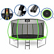 Aga SPORT EXCLUSIVE Trampolina ogrodowa 430cm+siatka zabezpieczająca+drabinka