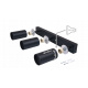Reflektor sufitowy LED VIKI-X 3x GU10 - czarny