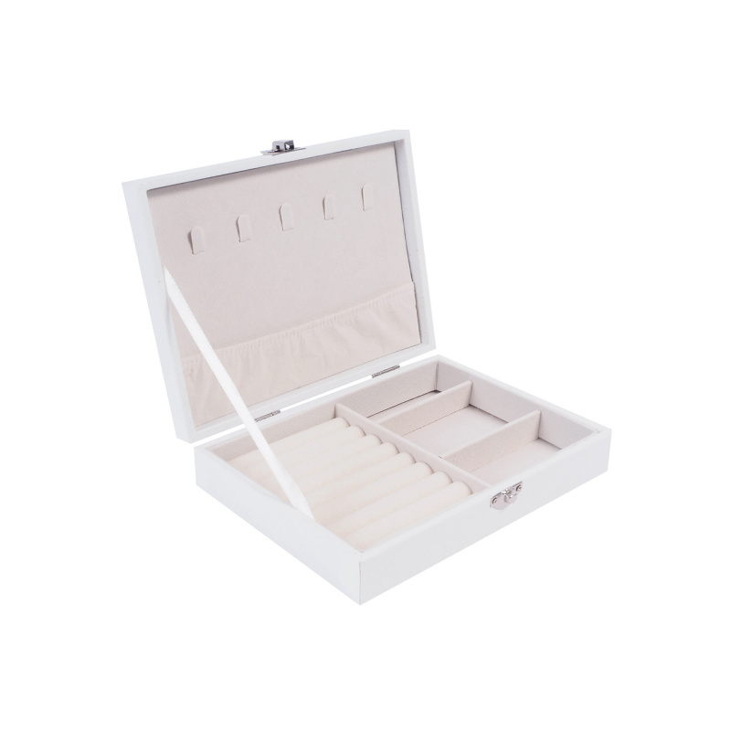 Aga SZKATUŁKA NA BIŻUTERIĘ 20x15x5 cm Biały