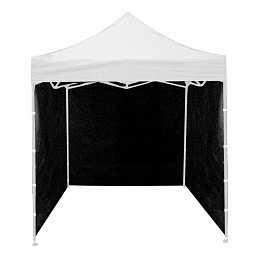 Aga Ścianka boczna do stoiska handlowego 3x2m Czarna