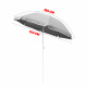 Linder Exclusiv Parasol POLYESTER MC180P 180 cm Petrol
