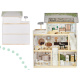 LULILO Domek dla lalek drewniany FLORO boho LED
