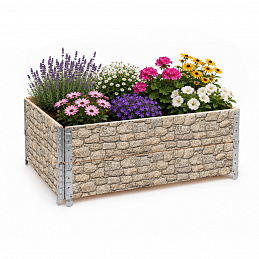 Aga Podwyższona grządka 120x80x40 cm Kamień