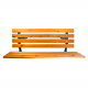 Linder Exclusiv ławka ogrodowa MC4411-150 150x57x70cm