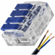 Zestaw 50 sztuk szybkozłączy elektrycznych 32A 4-drogowych 0,2-4mm