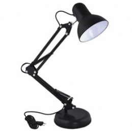 Lampa biurowa stołowa czarna ISO 5177