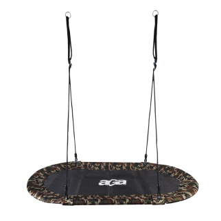 Aga HUŚTAWKA OGRODOWA BOCIANIE GNIAZDO 150x79 cm Moro