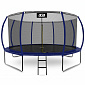 Aga SPORT EXCLUSIVE Trampolina 430 cm Ciemnoniebieska + siatka ochronna + drabinka