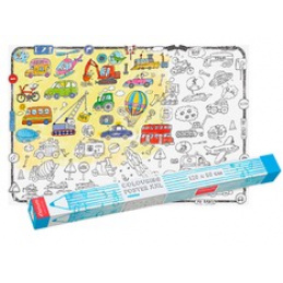 Kolorowanka podłogowa XXL - Pojazdy 4l+ MONUMI uniwersalny