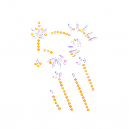 Aga4Kids Samoprzylepne cyrkonie DS8113AF