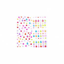 Aga4Kids Samoprzylepne cyrkonie DS8111-D