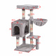 Aga Drapak dla kota 36x45x90 cm Szary