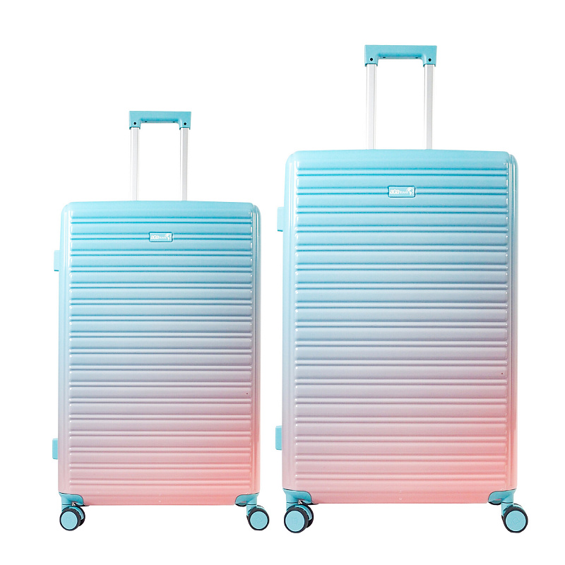 Aga Travel Zestaw walizek podróżnych Różowy/Niebieski 6CZ014 - II. JAKOŚĆ