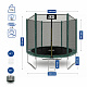 Trampolina ogrodowa SPORT TOP 250cm Ciemno zielona + siatka zabezpieczająca + drabinka