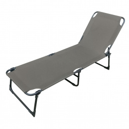 Linder Exclusiv Zahradní lehátko MC37201G Šedé