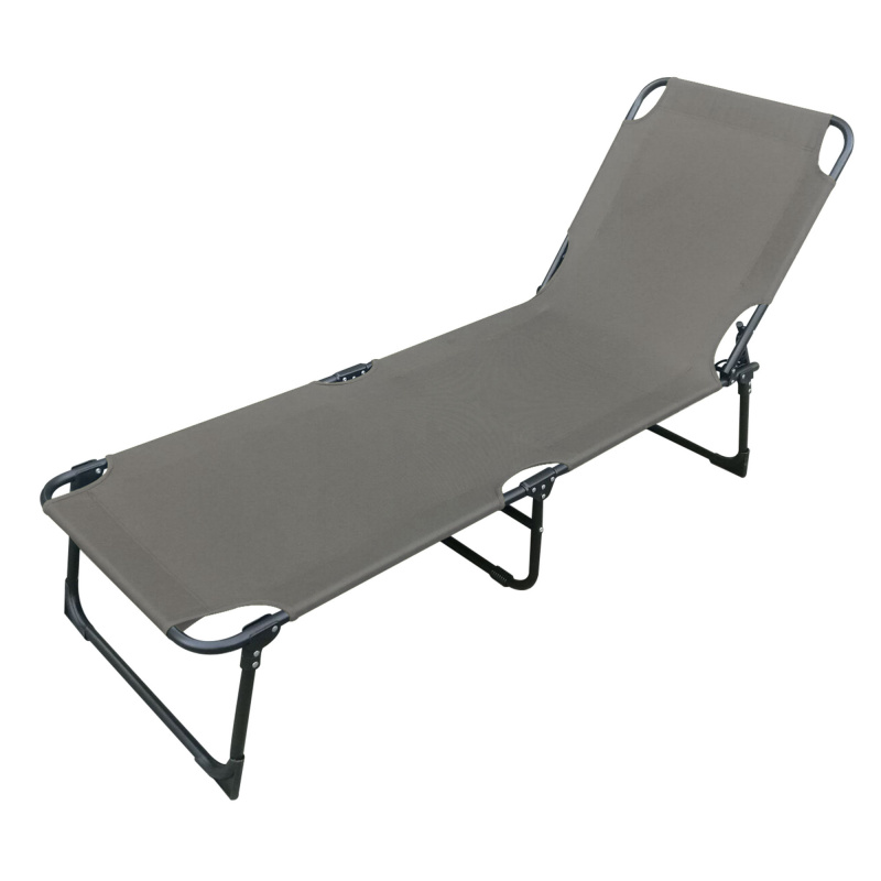 Linder Exclusiv Zahradní lehátko MC37201G Šedé