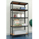 REGAŁ MAGAZYNOWY 2w1 METALOWY 180x90x40cm 5 PÓŁEK