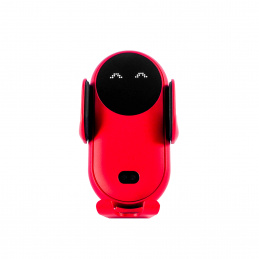 Aga Uchwyt na telefon do samochodu z bezprzewodowym ładowaniem czerwony Aga Uchwyt na telefon do samochodu z bezprzewodowym ładowaniem czerwony