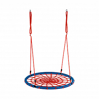 Aga Wiszące koło huśtawkowe 100 cm Niebiesko-czerwone 6DZ078 - II. JAKOŚĆ
