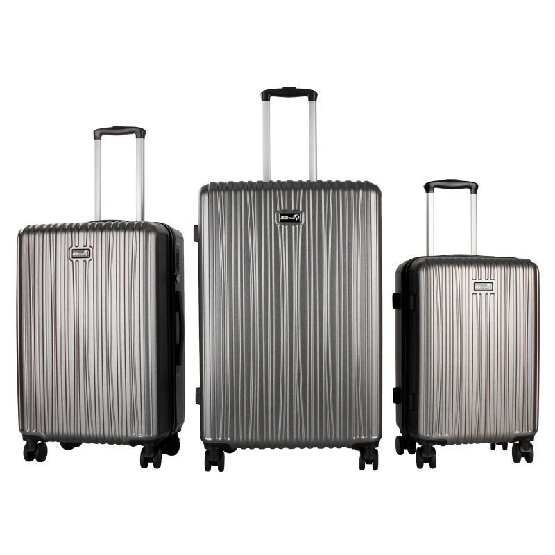 Aga Travel ZESTAW WALIZEK 3w1 MR4667 Ciemny Szary