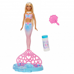 Barbie Bubbletastic Syrenka z bąbelkowym ogonem JLW56