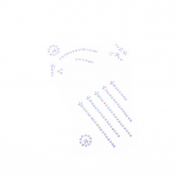 Aga4Kids Samoprzylepne cyrkonie DS8113BJ