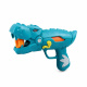 PISTOLET NA NABOJE PIANKOWE ZESTAW + 20 szt. naboi + tarcza dinozaur