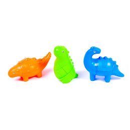Aga KOSTKA 3D DINOZAURY MAGICZNA KOSTKA DINO PUZZLE DS1109