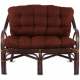 Aga Zestaw rattanowy BUTEO Choco Dark Brown