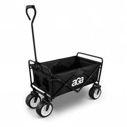 Aga Wózek transportowy składany MR4620 czarny